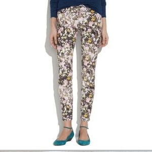 Madewell Floral Ankle Jeans